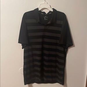 Nike Men's Black Striped Shirt